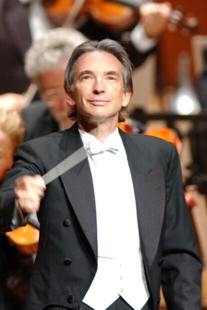 El director de orquesta Michael Tilson Thomas.