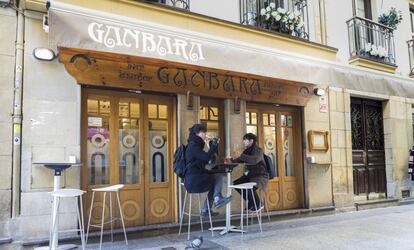 Restaurante Ganbara, en San Sebasti&aacute;n.