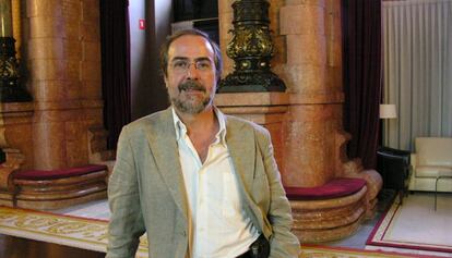 Pere Sol, al Parlament.