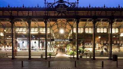 Mercado de San Miguel en Madrid. 