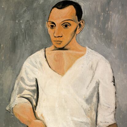 <i>Autorretrato con paleta</i> <b>(1906).</b>
