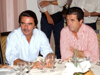 José María Aznar y Jaume Matas, en una imagen de archivo.