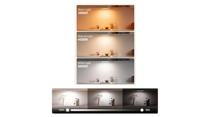 Luces led armario magnéticas recargables