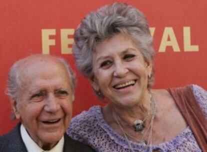 Pilar Bardem y Manuel Alexandre en la pasada edición del Festival de Cine de Málaga.