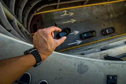 Parking en el Prat de Llobregat, Barcelona.