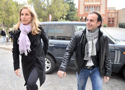 Arantxa Sanchez Vicario y Josep Santacana