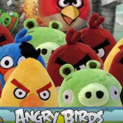 Muñecos de Angry Birds.