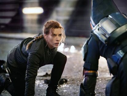 Scarlett Johansson, en una imagen de 'Viuda Negra'.