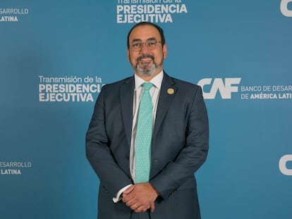 El presidente ejecutivo de CAF-banco de desarrollo de América Latina y el Caribe, Sergio Díaz-Granados.