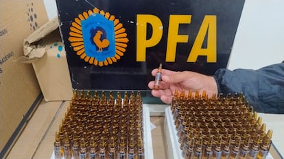 Fentanilo contaminado que fue incautado.