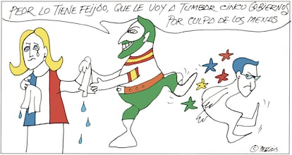 Viñeta de Peridis del 9 de julio de 2024.