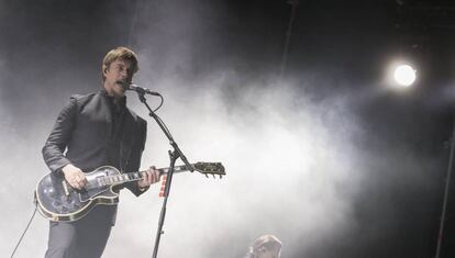 La banda Interpol, en un momento de la actuaci&oacute;n en festival DCODE.