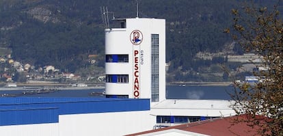 Fachada de la sede de Pescanova en Vigo.