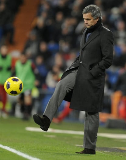 José Mourinho, durante el partido ante el Mallorca.