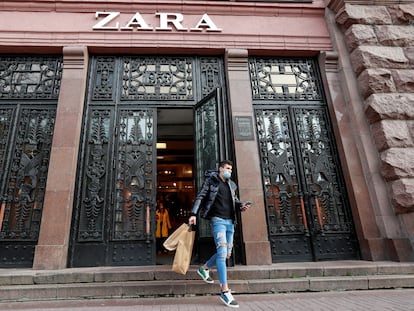 Imagen de archivo de un Zara situado en el centro de Kiev.