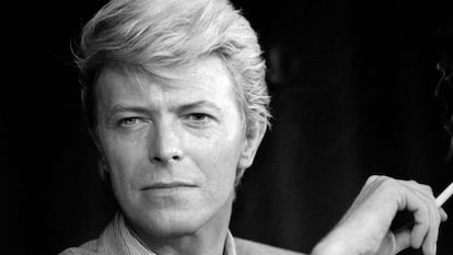 Foto del cantante David Bowie tomada en 1983.