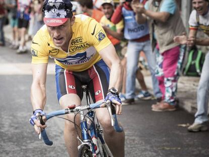 Ben Foster, como Lance Armstrong en una imagen de &#039;The program (El &iacute;dolo)&#039;.