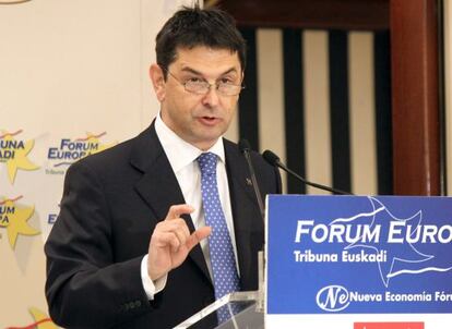 Txema Gisasola, cuando era presidente de MCC, en una intervención a finales de 2012 en el Forum Europa.