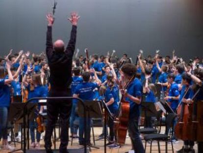 Un momento del concierto de clausura del curso.