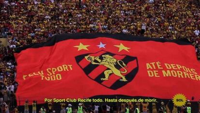 Imagen de la campaña Inmortal fans, del equipo de fútbol brasileño Sport Club Recife.