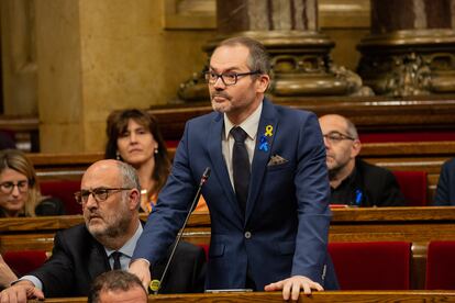 El vicepresidente primero del Parlament, Josep Costa, de Junts X Cat.