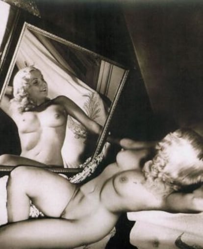 'Leda frente al espejo' (1951), una de las imágenes más conocidas del desnudo en la fotografía de Cuba. Su autor, Constantino Arias (1920-1991).