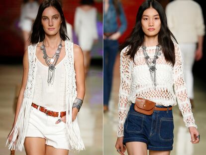 Mango resucita a los flecos y al espíritu de los 70