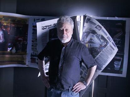 El pintor Vicente Peris en su estudio.