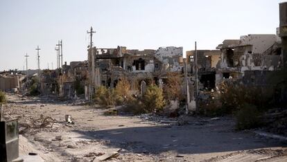 Ciudad de Ramădī, Irak, a unos 100 km al oeste de Bagdad.