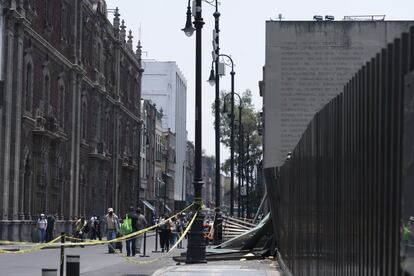 La Secretaría de Cultura ha informado de que “después de las valoraciones preliminares, se determinó que existieron daños en las estructuras de la techumbre y la barda perimetral¨.