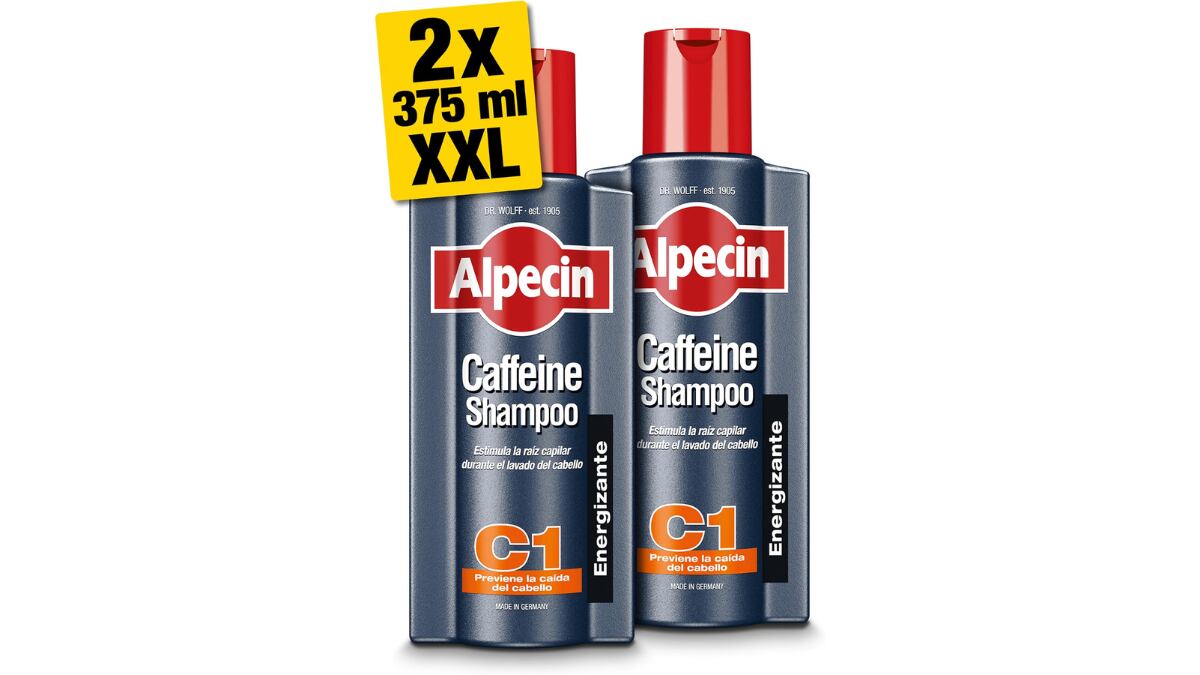 Champú anticaída Alpecin C1 para hombre.