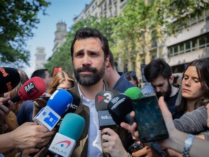 Roger Torrent, presidente del Parlament.