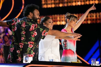 Carlos Jean, Isabel Pantoja y Edurne, jurado de 'Idol Kids'.