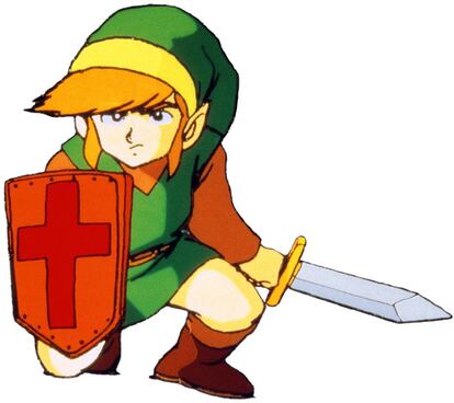 Link es el protagonista de la saga 'La leyenda de Zelda' (1986) donde Miyamoto ofreció al jugador un mundo abierto para explorar de forma libre  por primera vez.