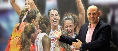 Lucas Mondelo, seleccionador español de baloncesto femenino.