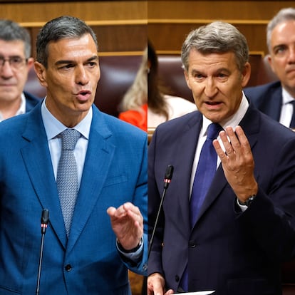 Pedro Sánchez y Alberto Núñez Feijóo