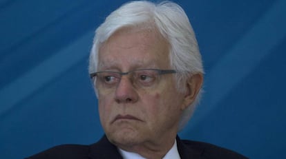 Moreira Franco, ex-ministro da Secretaria-Geral de Temer, preso pela Lava Jato, em uma imagem de arquivo.