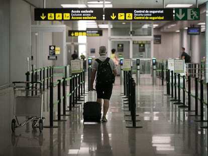 La terminal 2 del aeropuerto del Prat de Barcelona, en julio de 2020.