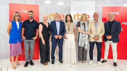 Silvia Barba, Gorka Rodríguez, Rosa María Molló, David Cantero, Isabel Gemio, Pepa Fernández, Juan Ramón Lucas y Miguel Ángel Méndez.