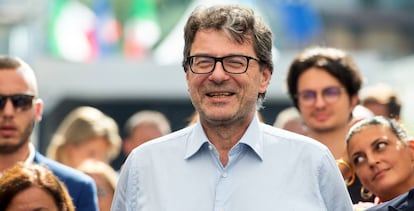 Giancarlo Giorgetti, nuevo ministro de Economía de Italia. 