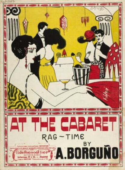 'At the cabaret: Rag Time'. Madrid, 1919.