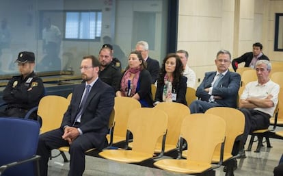 Marcial Dorado, durante el juicio