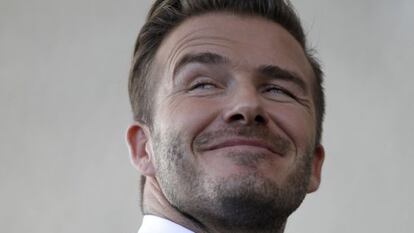 David Beckham, nesta quarta-feira em Miami.