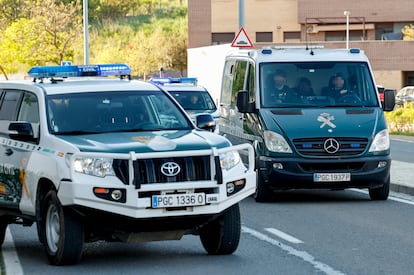 Trasladado de El Mourabit al juzgado de Tudela el pasado 25 de abril para pasar a disposición judicial.