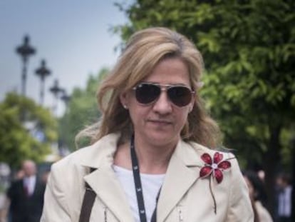 La infanta Cristina, el pasado mayo.