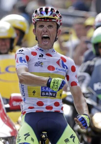 Majka, del Tinkoff-Saxo, celebra la victoria