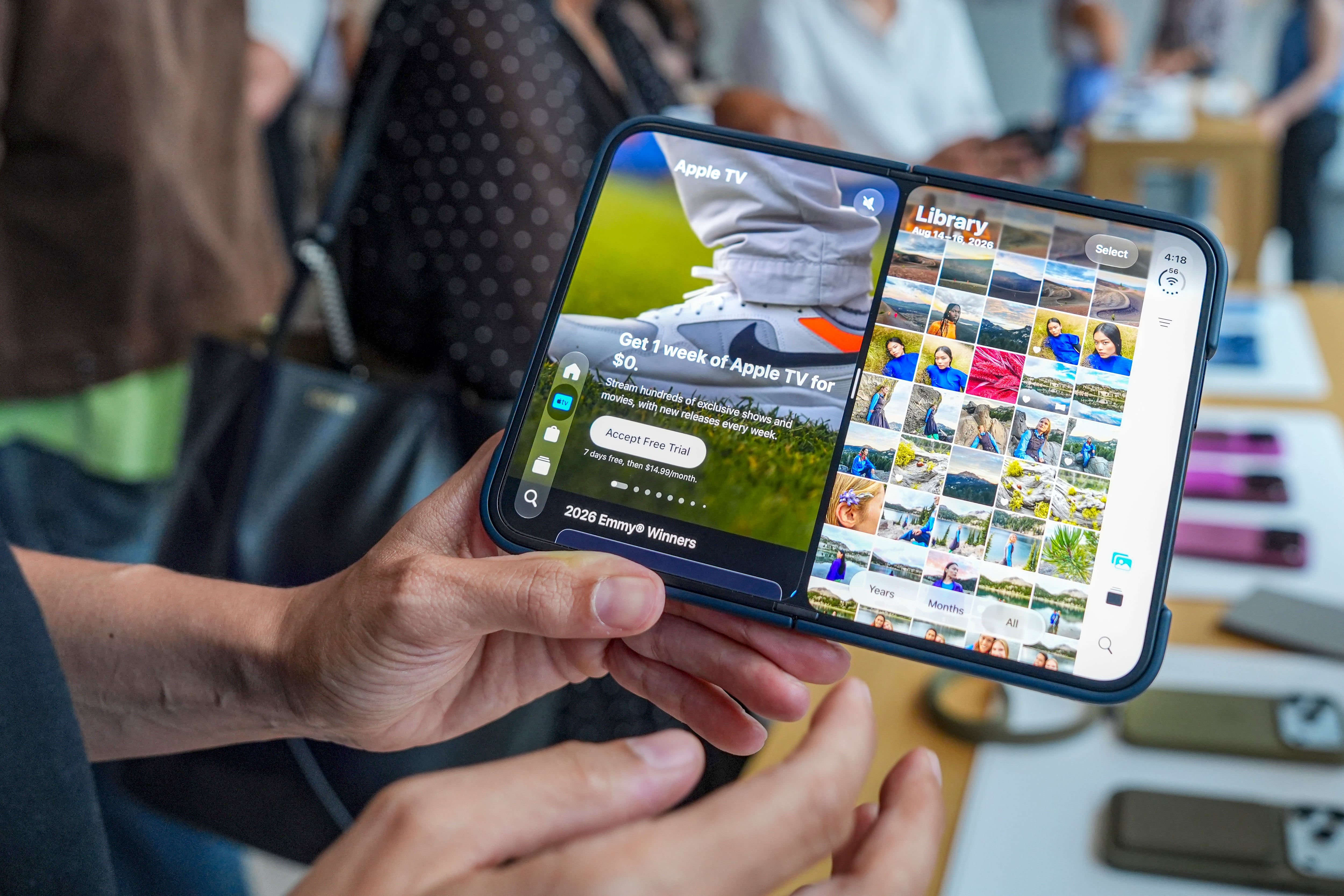 Apple se asoma a los cinco billones en Bolsa por primera vez antes del estreno de su iPhone plegable