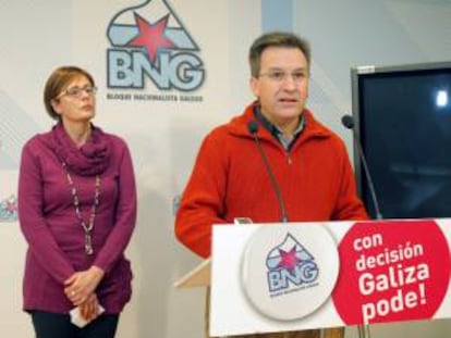 El portavoz nacional del BNG, Xavier Vence. EFE/Archivo