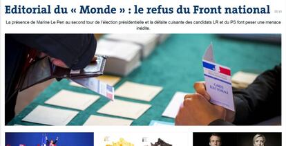 Editorial de 'Le Monde'.