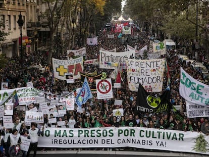 Edição portenha da Marcha Mundial da Maconha